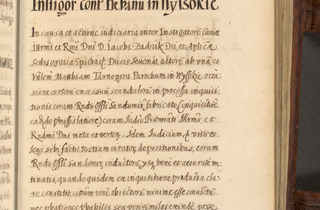 Zdjęcie nr 1091 dla obiektu archiwalnego: Acta episcopalia R. D. Jacobi Zadzik, episcopi Cracoviensis et ducis Severiae annorum 1639 et 1640. Volumen II