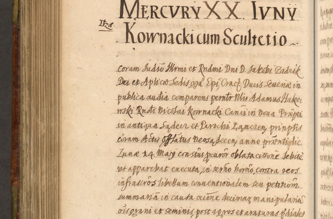 Zdjęcie nr 1066 dla obiektu archiwalnego: Acta episcopalia R. D. Jacobi Zadzik, episcopi Cracoviensis et ducis Severiae annorum 1639 et 1640. Volumen II