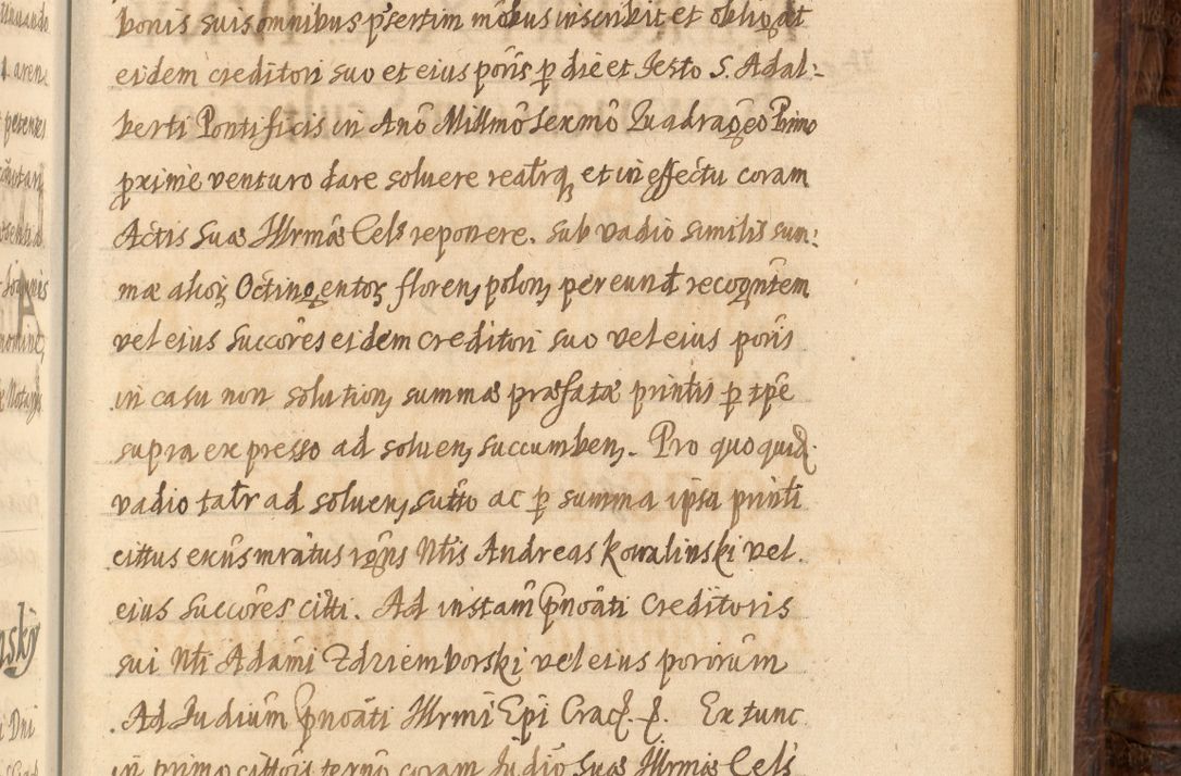 Zdjęcie nr 1065 dla obiektu archiwalnego: Acta episcopalia R. D. Jacobi Zadzik, episcopi Cracoviensis et ducis Severiae annorum 1639 et 1640. Volumen II
