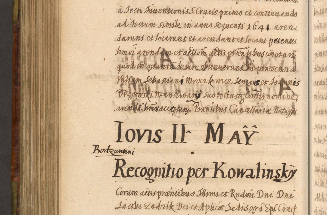 Zdjęcie nr 1064 dla obiektu archiwalnego: Acta episcopalia R. D. Jacobi Zadzik, episcopi Cracoviensis et ducis Severiae annorum 1639 et 1640. Volumen II
