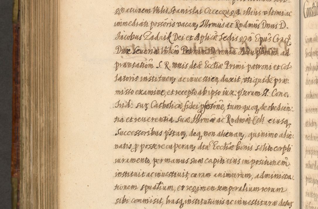 Zdjęcie nr 1058 dla obiektu archiwalnego: Acta episcopalia R. D. Jacobi Zadzik, episcopi Cracoviensis et ducis Severiae annorum 1639 et 1640. Volumen II