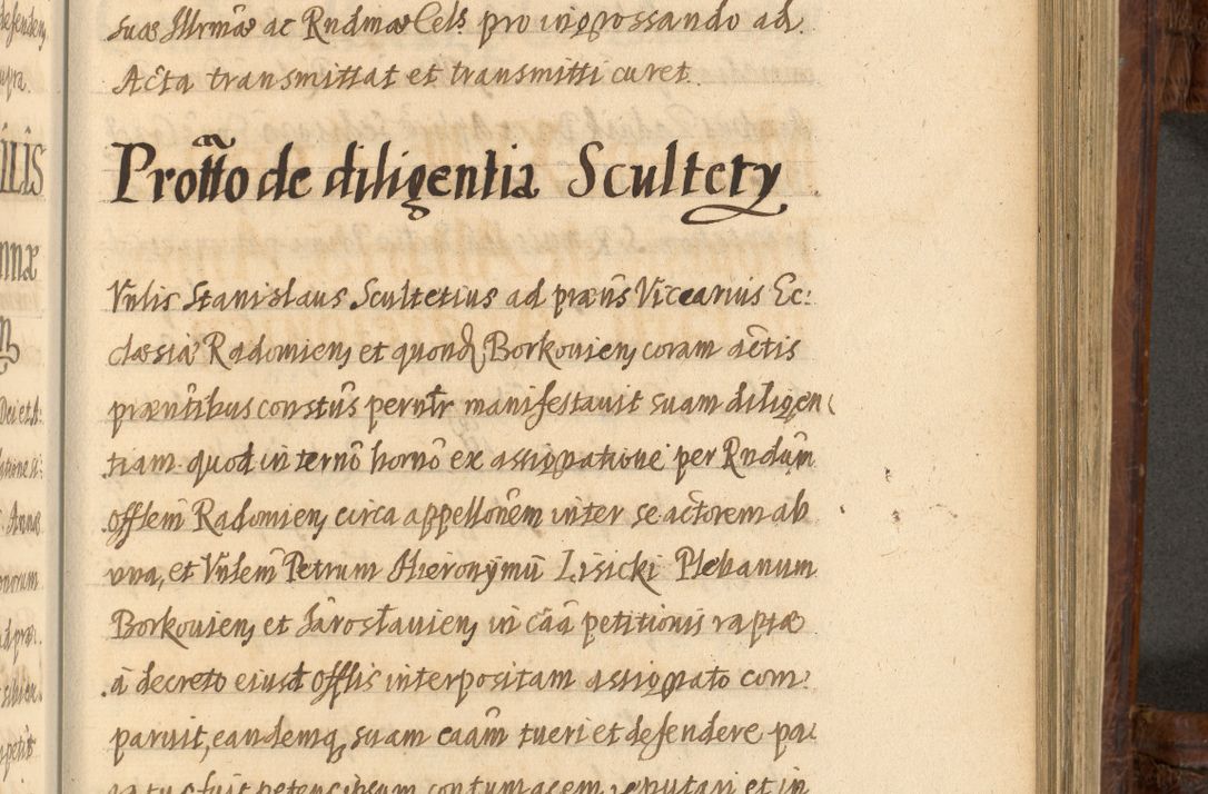 Zdjęcie nr 1057 dla obiektu archiwalnego: Acta episcopalia R. D. Jacobi Zadzik, episcopi Cracoviensis et ducis Severiae annorum 1639 et 1640. Volumen II