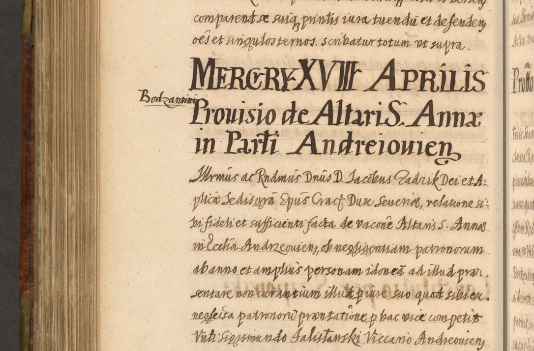 Zdjęcie nr 1056 dla obiektu archiwalnego: Acta episcopalia R. D. Jacobi Zadzik, episcopi Cracoviensis et ducis Severiae annorum 1639 et 1640. Volumen II