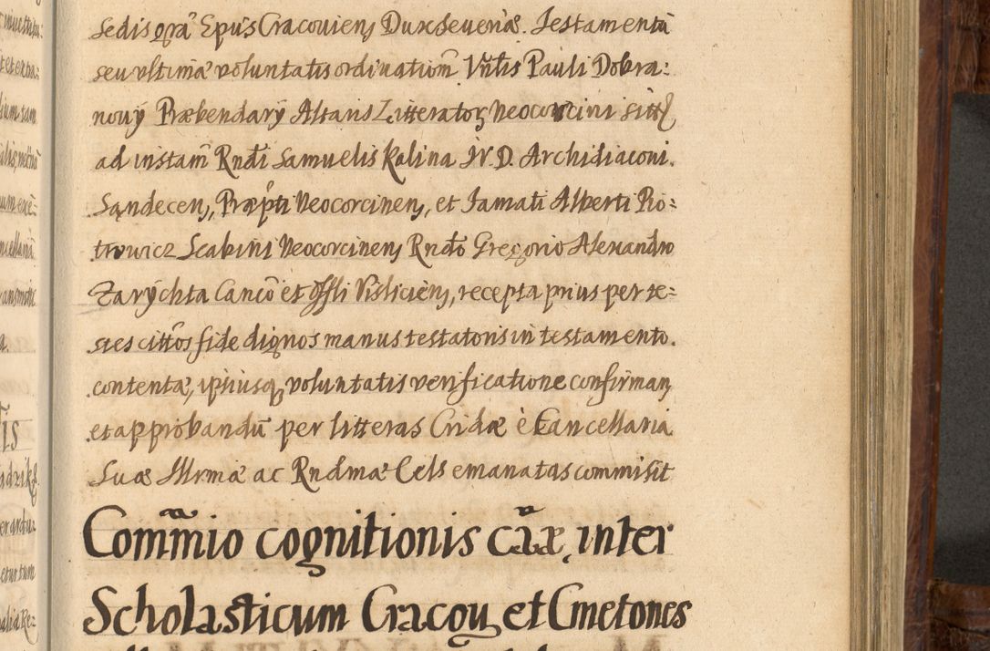 Zdjęcie nr 1053 dla obiektu archiwalnego: Acta episcopalia R. D. Jacobi Zadzik, episcopi Cracoviensis et ducis Severiae annorum 1639 et 1640. Volumen II