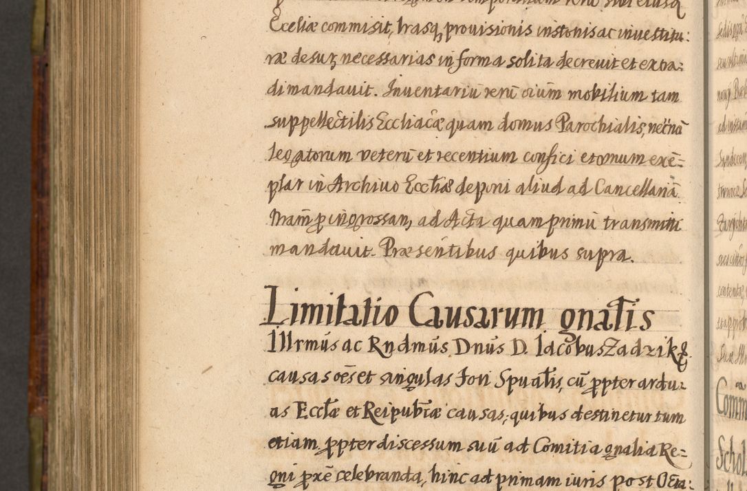 Zdjęcie nr 1052 dla obiektu archiwalnego: Acta episcopalia R. D. Jacobi Zadzik, episcopi Cracoviensis et ducis Severiae annorum 1639 et 1640. Volumen II