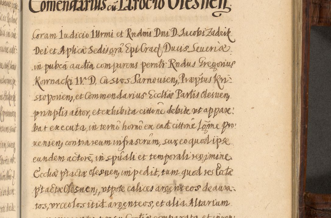 Zdjęcie nr 1047 dla obiektu archiwalnego: Acta episcopalia R. D. Jacobi Zadzik, episcopi Cracoviensis et ducis Severiae annorum 1639 et 1640. Volumen II