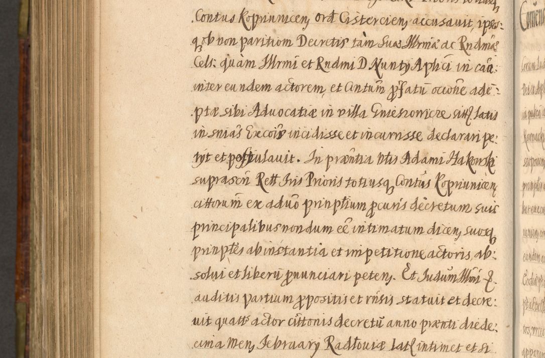 Zdjęcie nr 1046 dla obiektu archiwalnego: Acta episcopalia R. D. Jacobi Zadzik, episcopi Cracoviensis et ducis Severiae annorum 1639 et 1640. Volumen II