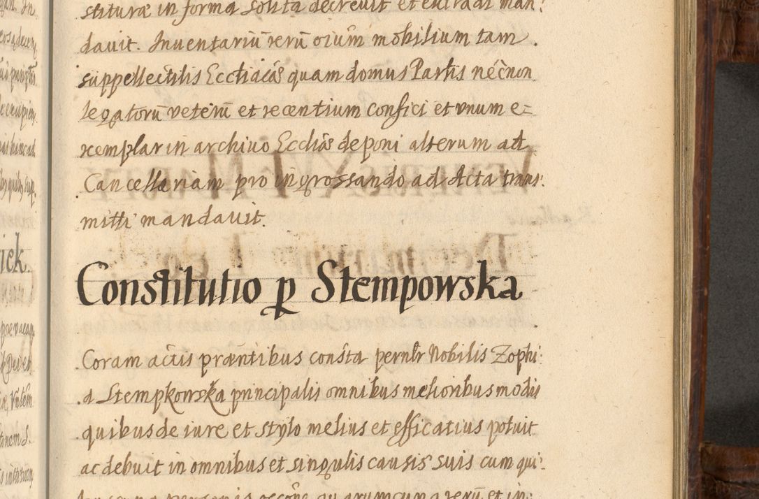 Zdjęcie nr 1041 dla obiektu archiwalnego: Acta episcopalia R. D. Jacobi Zadzik, episcopi Cracoviensis et ducis Severiae annorum 1639 et 1640. Volumen II
