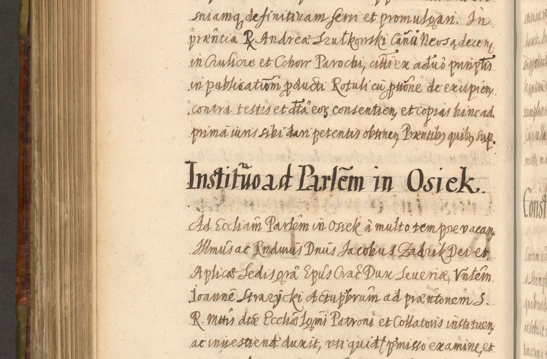 Zdjęcie nr 1040 dla obiektu archiwalnego: Acta episcopalia R. D. Jacobi Zadzik, episcopi Cracoviensis et ducis Severiae annorum 1639 et 1640. Volumen II