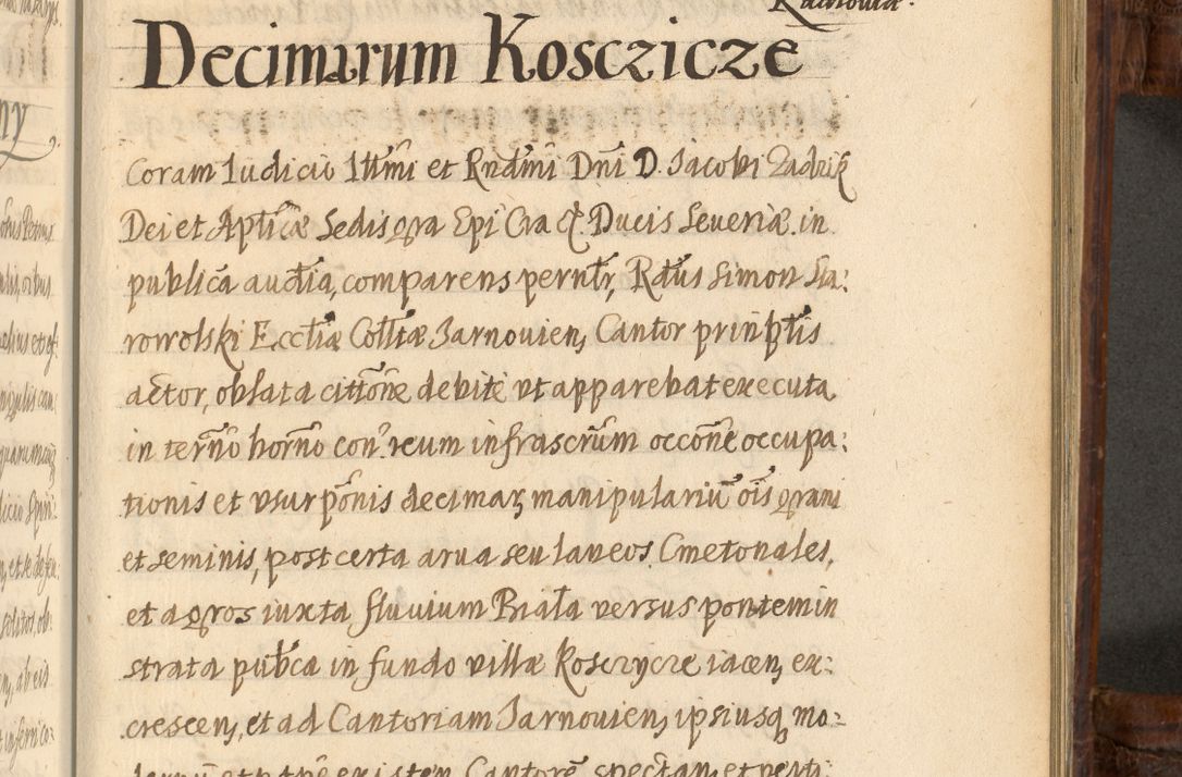 Zdjęcie nr 1037 dla obiektu archiwalnego: Acta episcopalia R. D. Jacobi Zadzik, episcopi Cracoviensis et ducis Severiae annorum 1639 et 1640. Volumen II