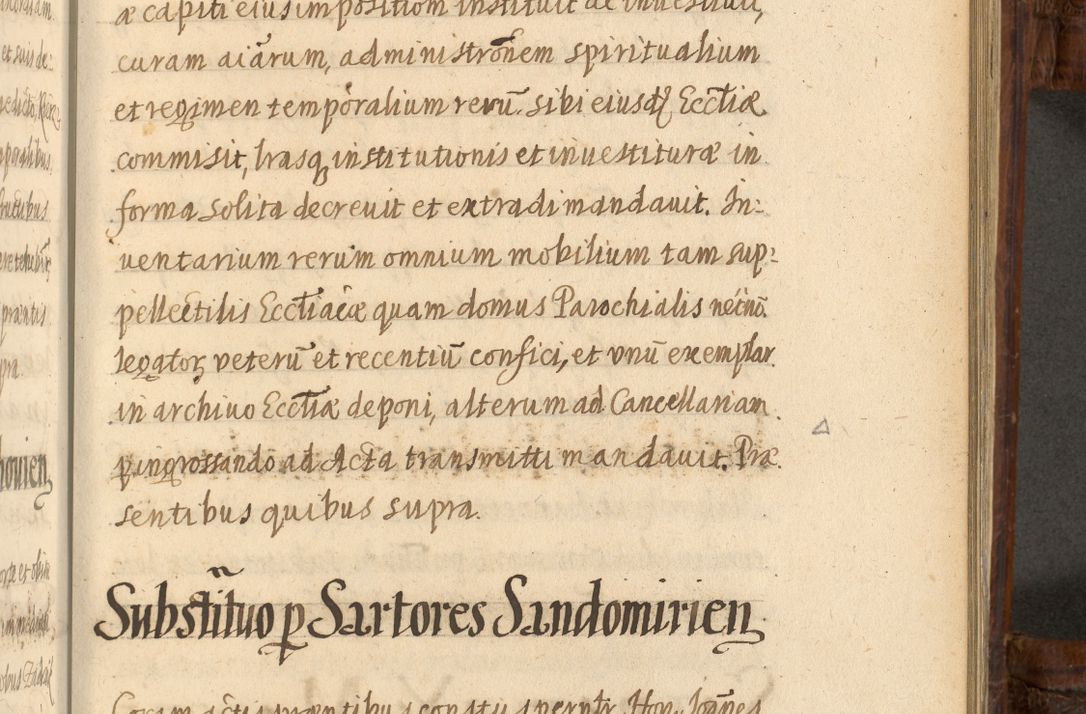 Zdjęcie nr 1033 dla obiektu archiwalnego: Acta episcopalia R. D. Jacobi Zadzik, episcopi Cracoviensis et ducis Severiae annorum 1639 et 1640. Volumen II