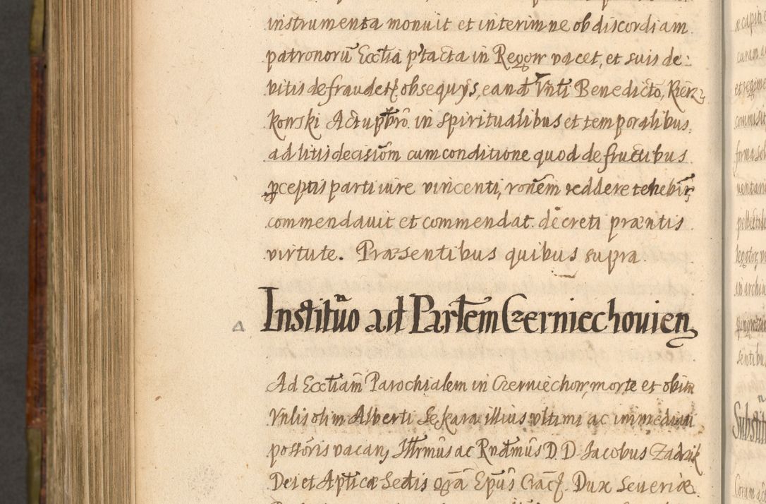 Zdjęcie nr 1032 dla obiektu archiwalnego: Acta episcopalia R. D. Jacobi Zadzik, episcopi Cracoviensis et ducis Severiae annorum 1639 et 1640. Volumen II