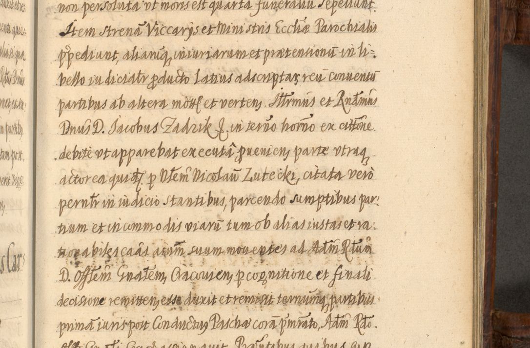 Zdjęcie nr 1029 dla obiektu archiwalnego: Acta episcopalia R. D. Jacobi Zadzik, episcopi Cracoviensis et ducis Severiae annorum 1639 et 1640. Volumen II