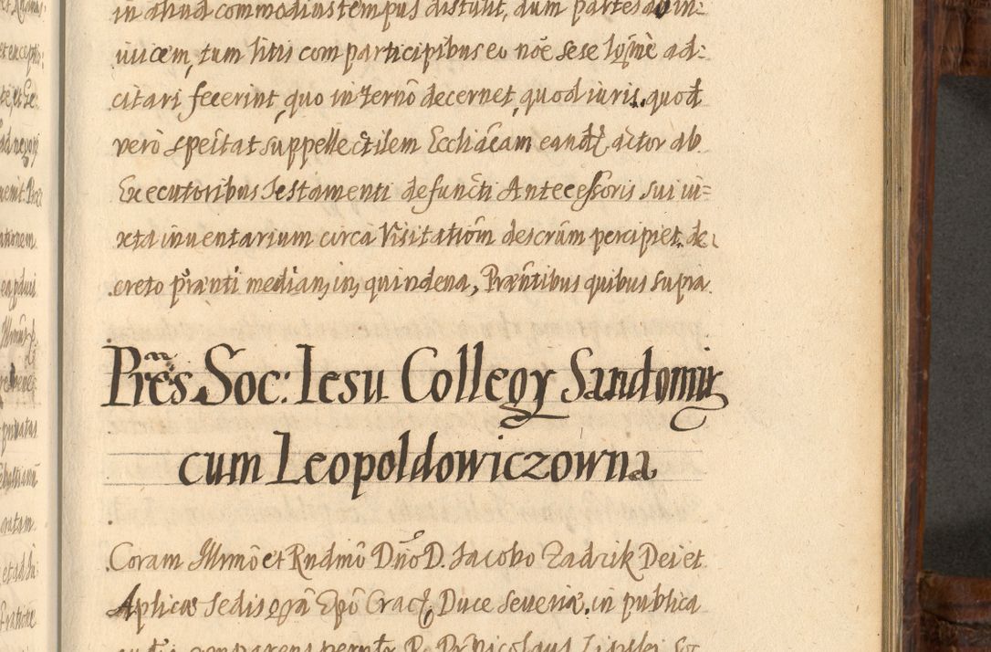 Zdjęcie nr 1019 dla obiektu archiwalnego: Acta episcopalia R. D. Jacobi Zadzik, episcopi Cracoviensis et ducis Severiae annorum 1639 et 1640. Volumen II