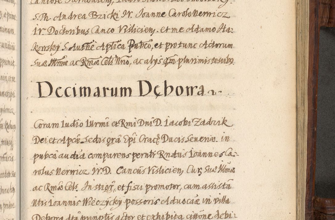 Zdjęcie nr 1207 dla obiektu archiwalnego: Acta episcopalia R. D. Jacobi Zadzik, episcopi Cracoviensis et ducis Severiae annorum 1639 et 1640. Volumen II