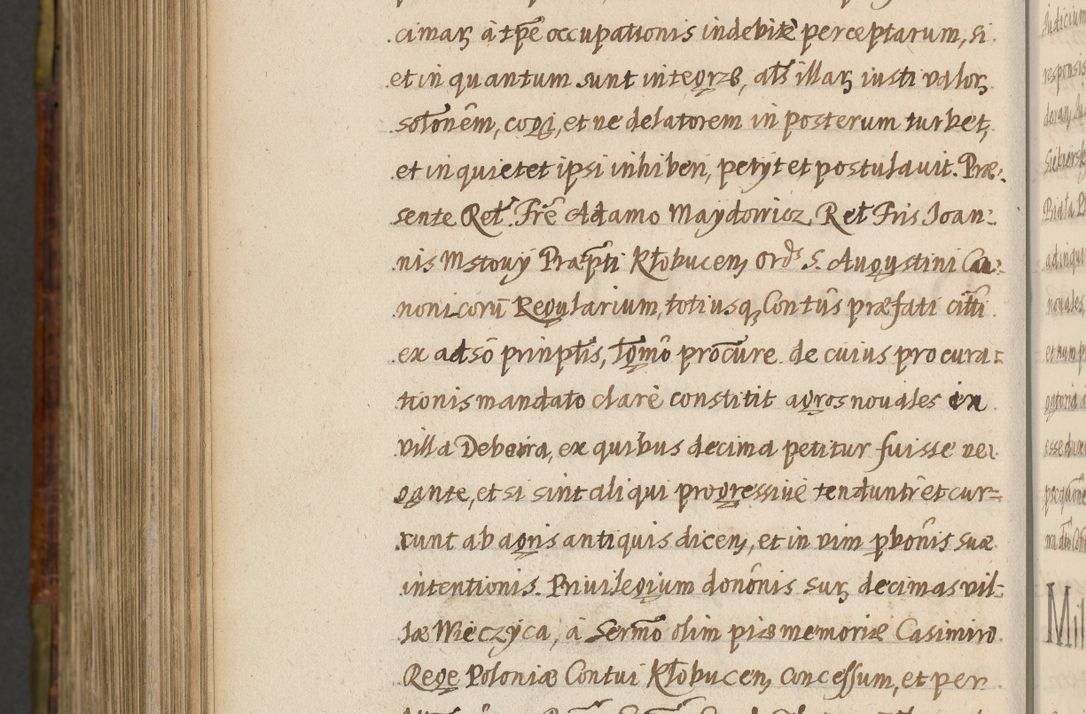 Zdjęcie nr 1208 dla obiektu archiwalnego: Acta episcopalia R. D. Jacobi Zadzik, episcopi Cracoviensis et ducis Severiae annorum 1639 et 1640. Volumen II