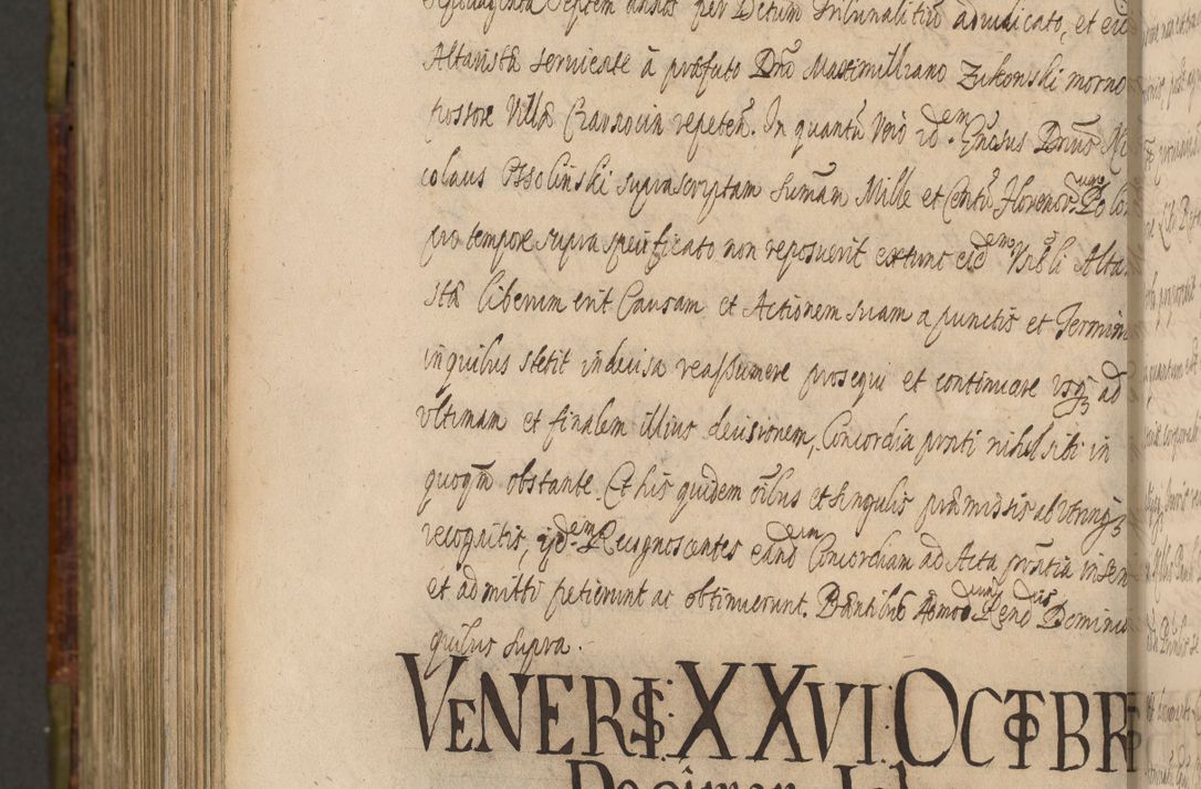 Zdjęcie nr 1256 dla obiektu archiwalnego: Acta episcopalia R. D. Jacobi Zadzik, episcopi Cracoviensis et ducis Severiae annorum 1639 et 1640. Volumen II