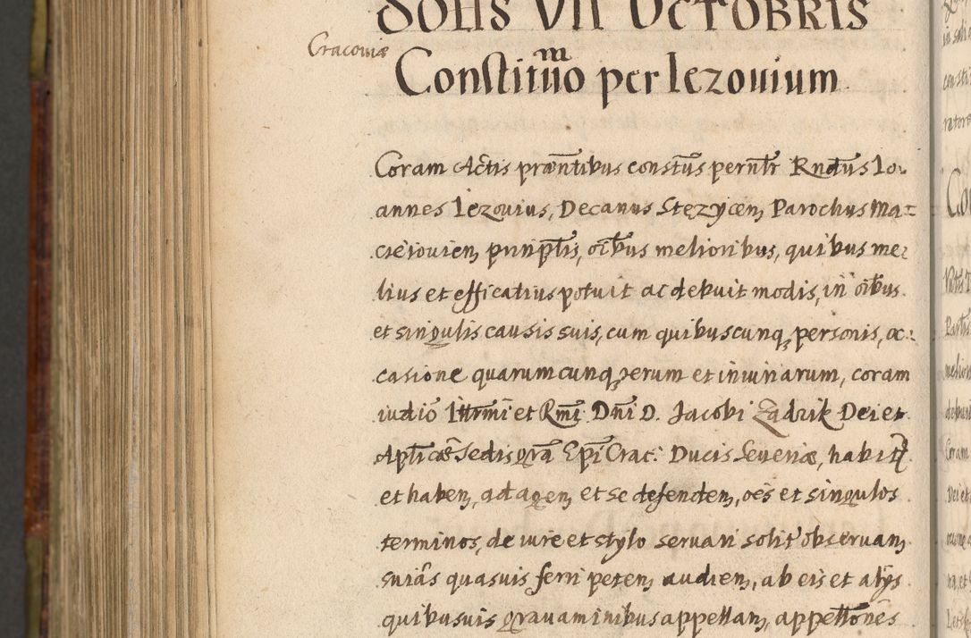 Zdjęcie nr 1248 dla obiektu archiwalnego: Acta episcopalia R. D. Jacobi Zadzik, episcopi Cracoviensis et ducis Severiae annorum 1639 et 1640. Volumen II