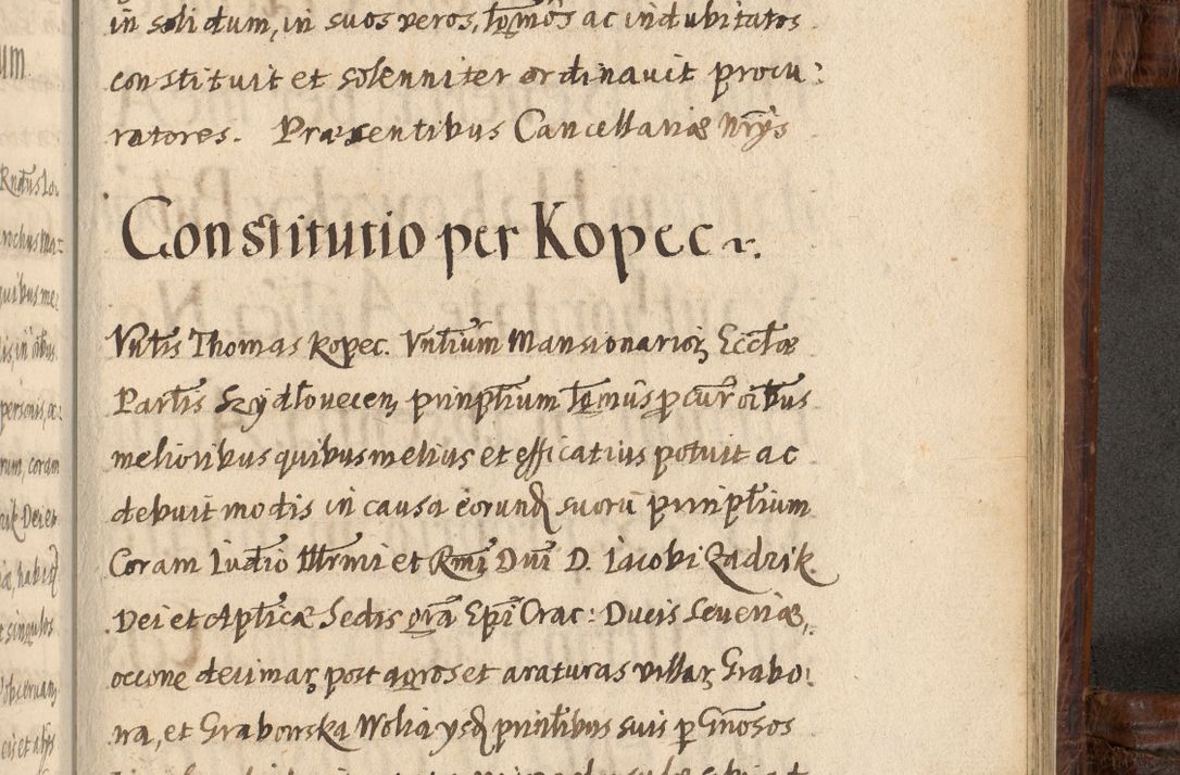 Zdjęcie nr 1249 dla obiektu archiwalnego: Acta episcopalia R. D. Jacobi Zadzik, episcopi Cracoviensis et ducis Severiae annorum 1639 et 1640. Volumen II