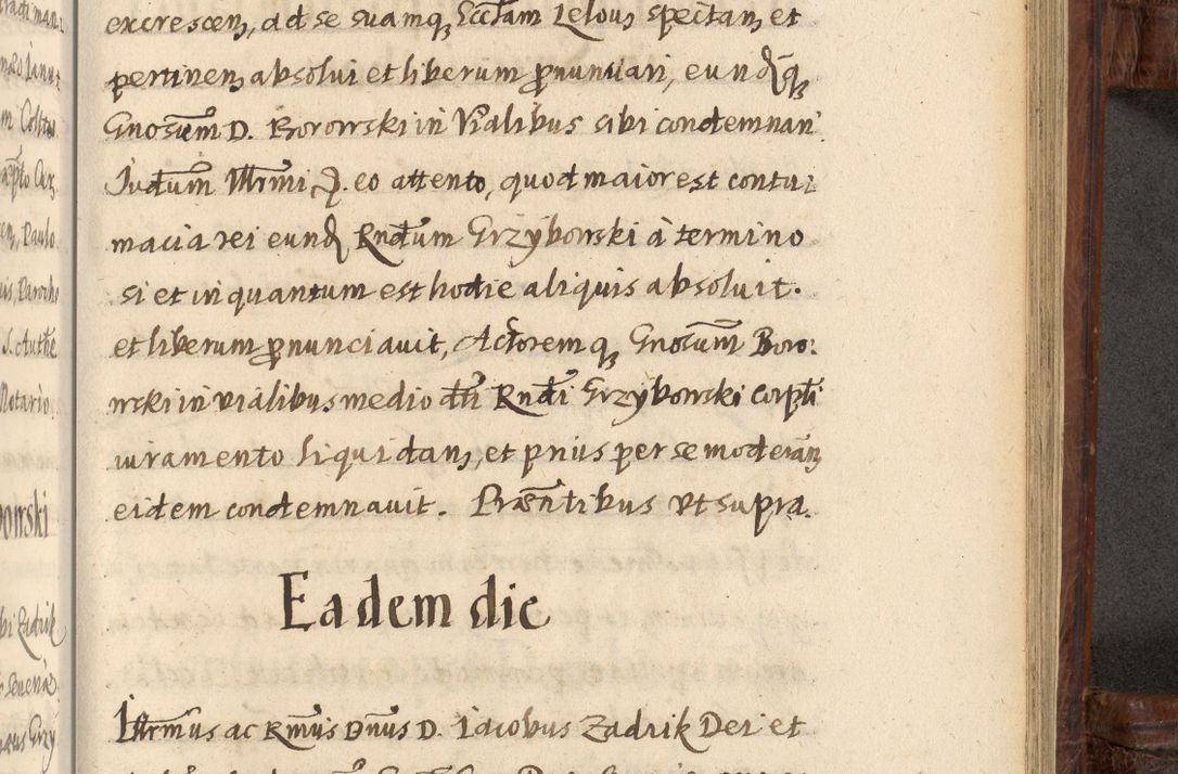 Zdjęcie nr 1245 dla obiektu archiwalnego: Acta episcopalia R. D. Jacobi Zadzik, episcopi Cracoviensis et ducis Severiae annorum 1639 et 1640. Volumen II