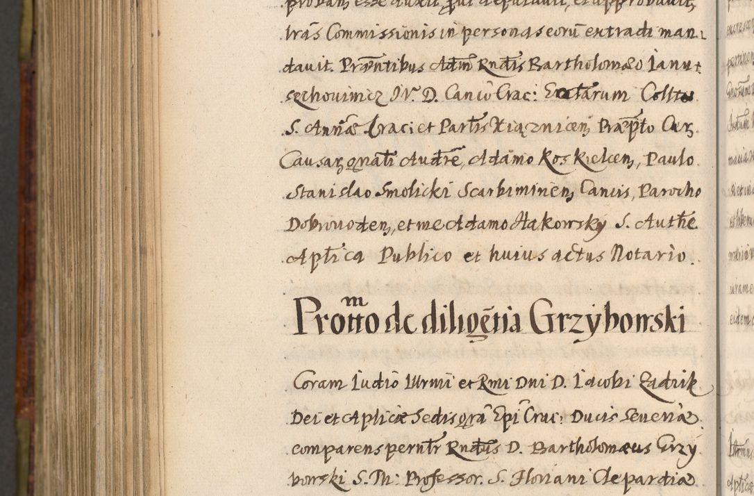 Zdjęcie nr 1244 dla obiektu archiwalnego: Acta episcopalia R. D. Jacobi Zadzik, episcopi Cracoviensis et ducis Severiae annorum 1639 et 1640. Volumen II