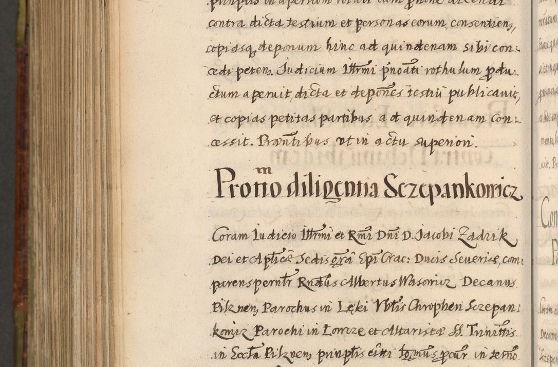 Zdjęcie nr 1240 dla obiektu archiwalnego: Acta episcopalia R. D. Jacobi Zadzik, episcopi Cracoviensis et ducis Severiae annorum 1639 et 1640. Volumen II