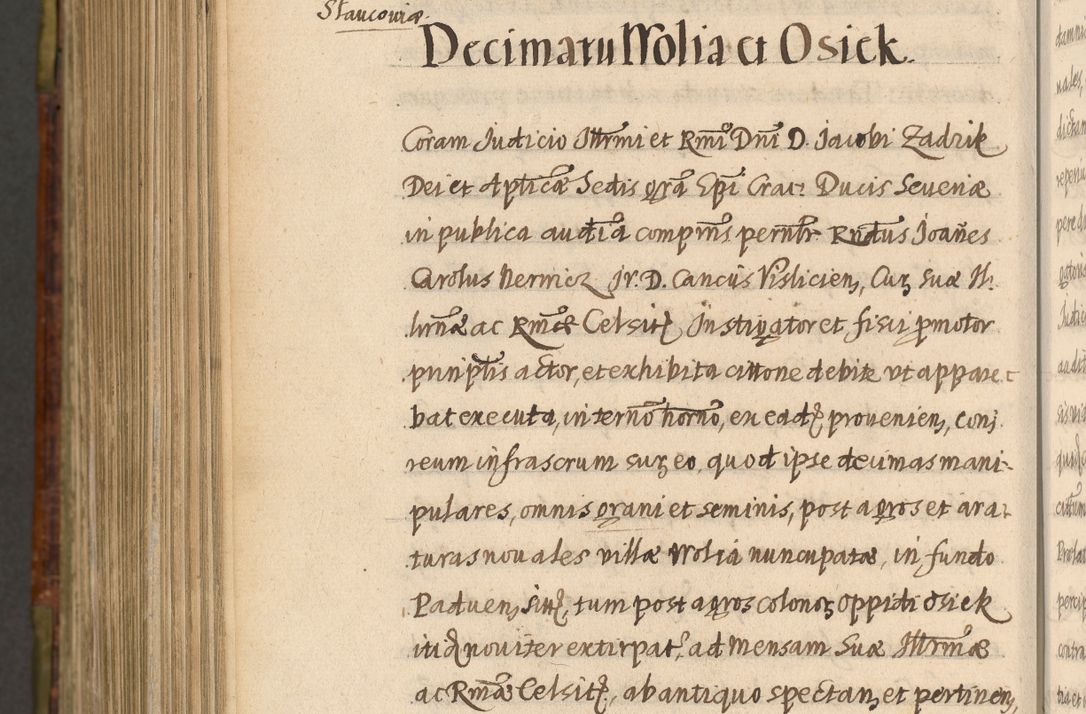 Zdjęcie nr 1236 dla obiektu archiwalnego: Acta episcopalia R. D. Jacobi Zadzik, episcopi Cracoviensis et ducis Severiae annorum 1639 et 1640. Volumen II