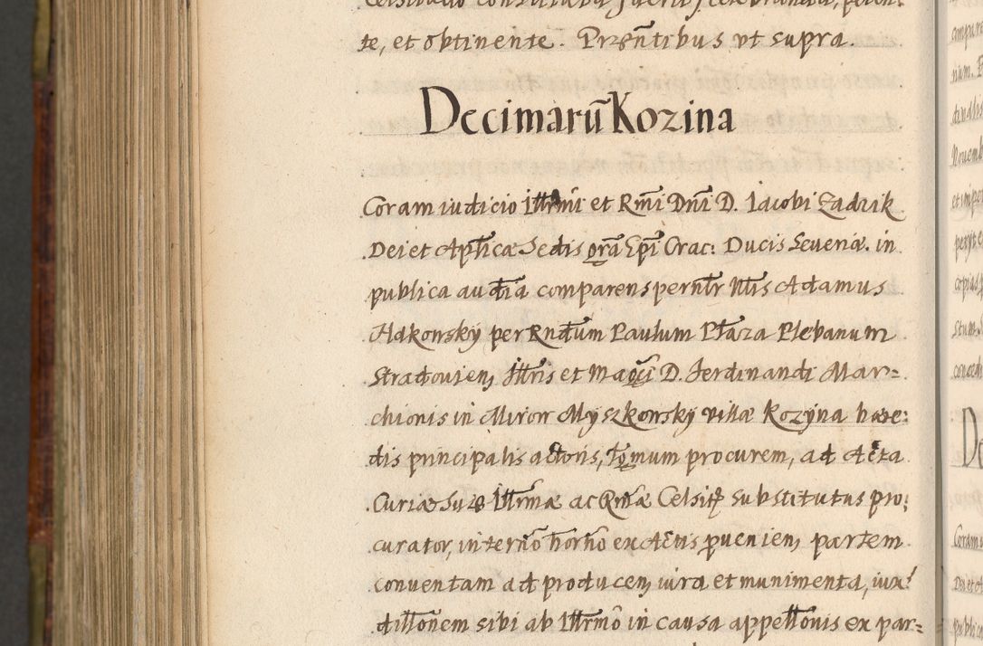 Zdjęcie nr 1228 dla obiektu archiwalnego: Acta episcopalia R. D. Jacobi Zadzik, episcopi Cracoviensis et ducis Severiae annorum 1639 et 1640. Volumen II