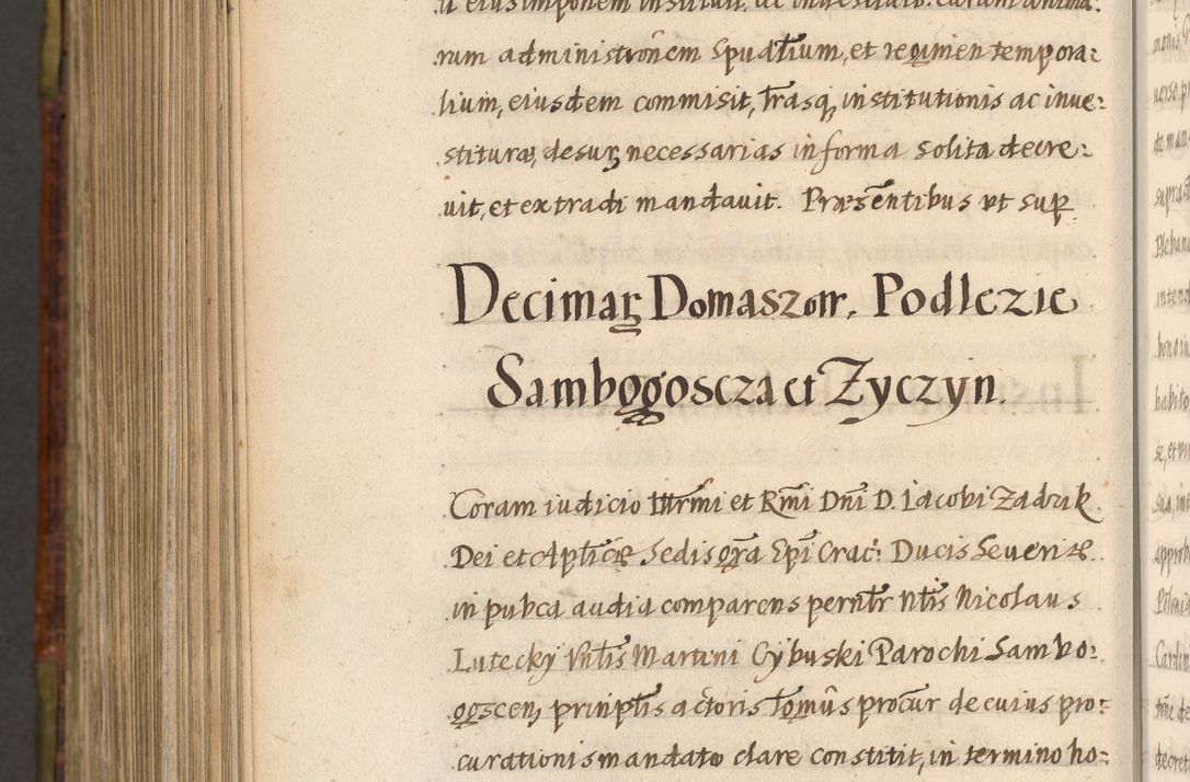 Zdjęcie nr 1226 dla obiektu archiwalnego: Acta episcopalia R. D. Jacobi Zadzik, episcopi Cracoviensis et ducis Severiae annorum 1639 et 1640. Volumen II