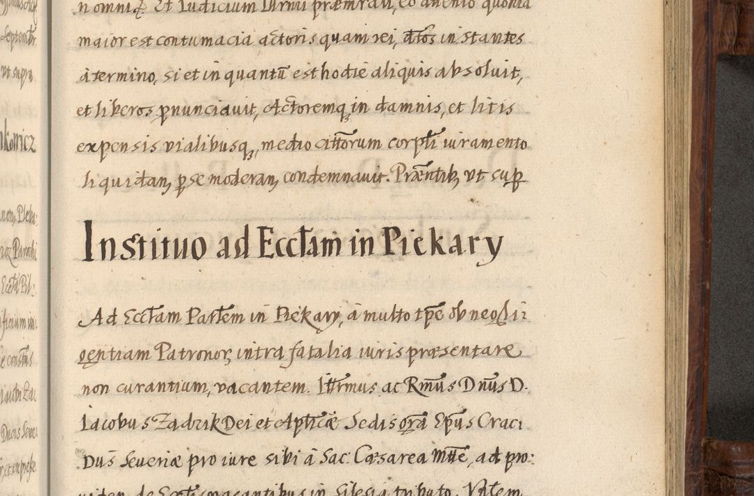 Zdjęcie nr 1225 dla obiektu archiwalnego: Acta episcopalia R. D. Jacobi Zadzik, episcopi Cracoviensis et ducis Severiae annorum 1639 et 1640. Volumen II