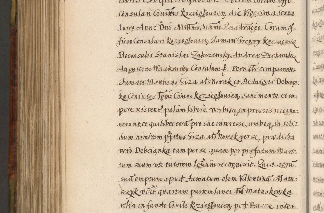 Zdjęcie nr 1214 dla obiektu archiwalnego: Acta episcopalia R. D. Jacobi Zadzik, episcopi Cracoviensis et ducis Severiae annorum 1639 et 1640. Volumen II