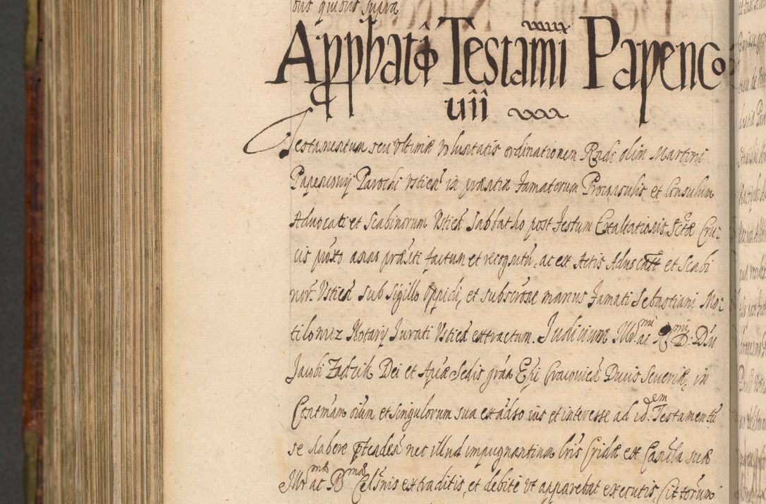 Zdjęcie nr 1266 dla obiektu archiwalnego: Acta episcopalia R. D. Jacobi Zadzik, episcopi Cracoviensis et ducis Severiae annorum 1639 et 1640. Volumen II