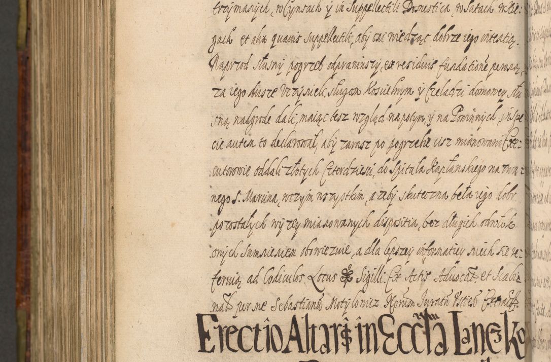 Zdjęcie nr 1268 dla obiektu archiwalnego: Acta episcopalia R. D. Jacobi Zadzik, episcopi Cracoviensis et ducis Severiae annorum 1639 et 1640. Volumen II