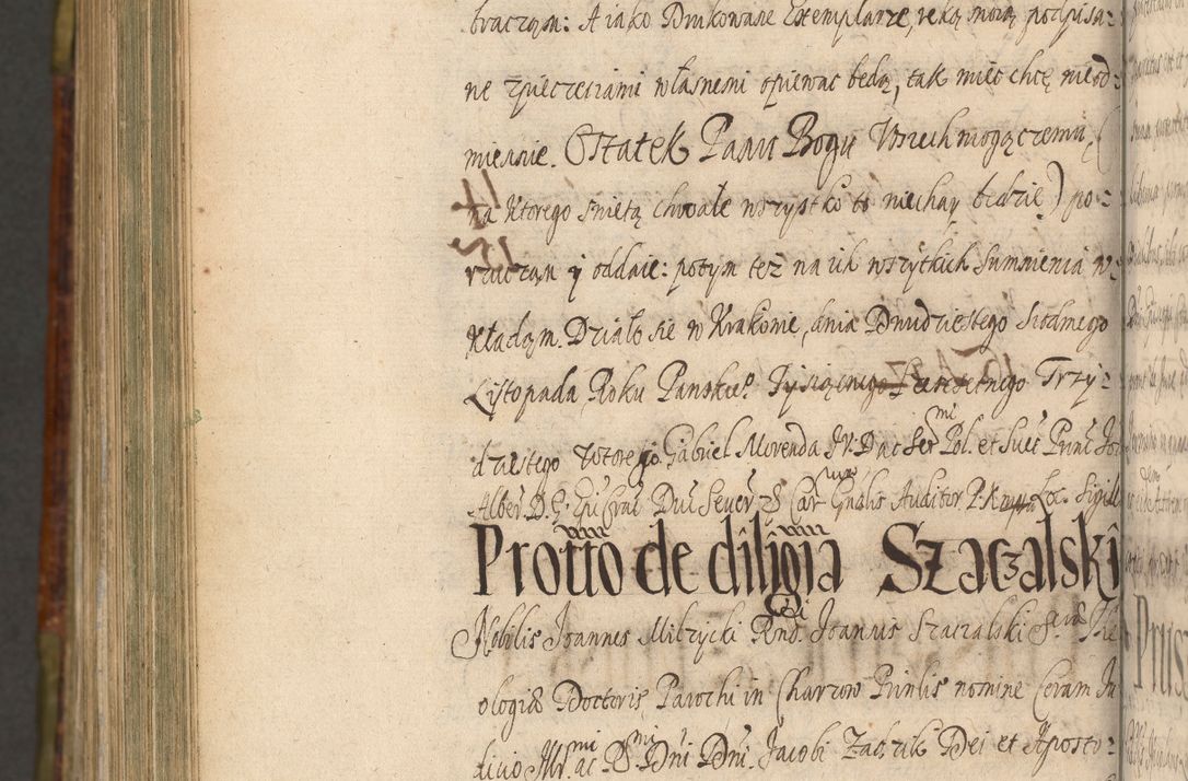 Zdjęcie nr 1462 dla obiektu archiwalnego: Acta episcopalia R. D. Jacobi Zadzik, episcopi Cracoviensis et ducis Severiae annorum 1639 et 1640. Volumen II