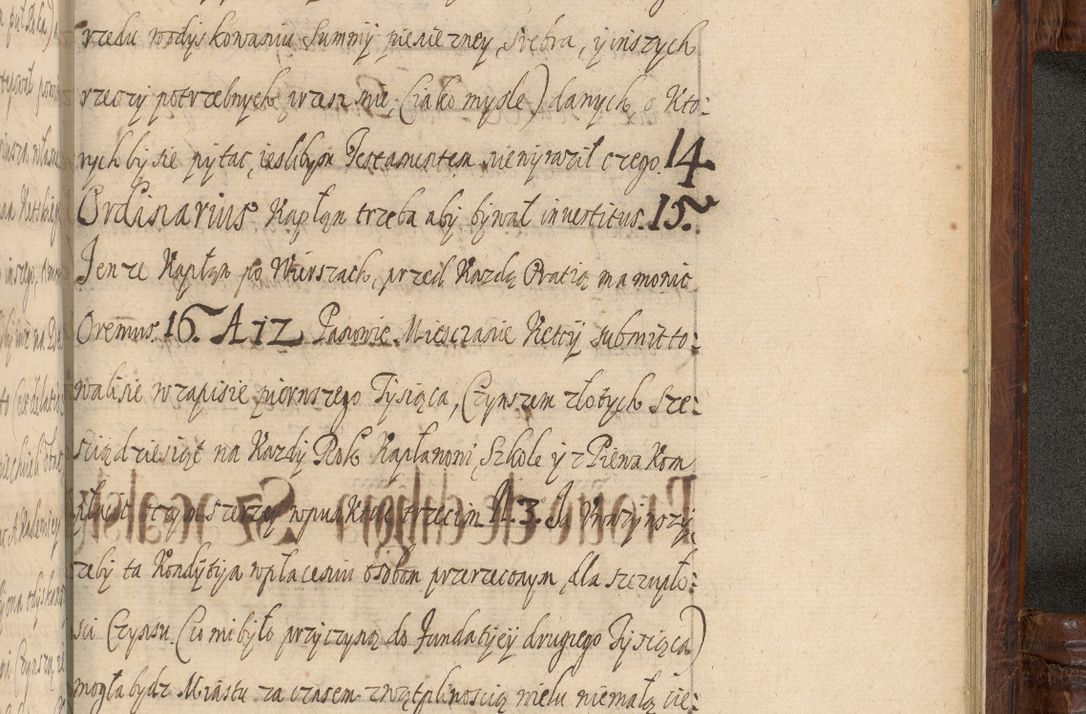 Zdjęcie nr 1461 dla obiektu archiwalnego: Acta episcopalia R. D. Jacobi Zadzik, episcopi Cracoviensis et ducis Severiae annorum 1639 et 1640. Volumen II