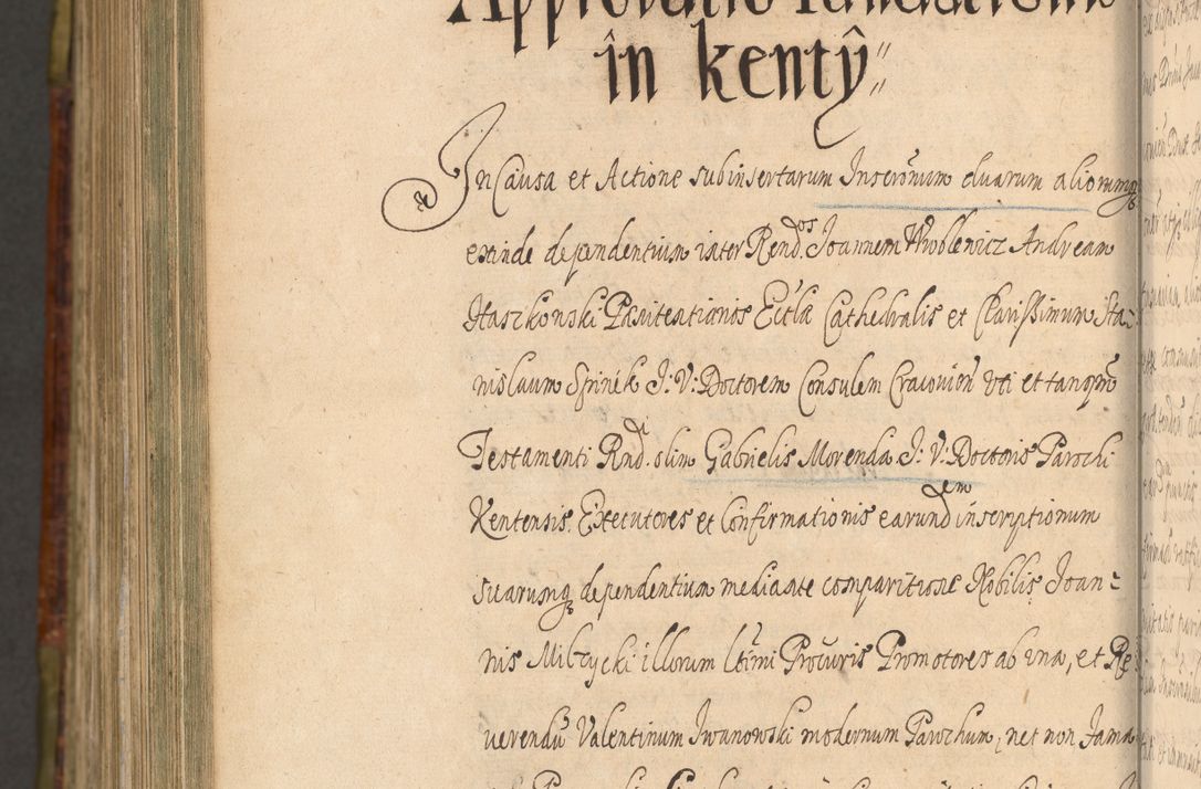 Zdjęcie nr 1428 dla obiektu archiwalnego: Acta episcopalia R. D. Jacobi Zadzik, episcopi Cracoviensis et ducis Severiae annorum 1639 et 1640. Volumen II
