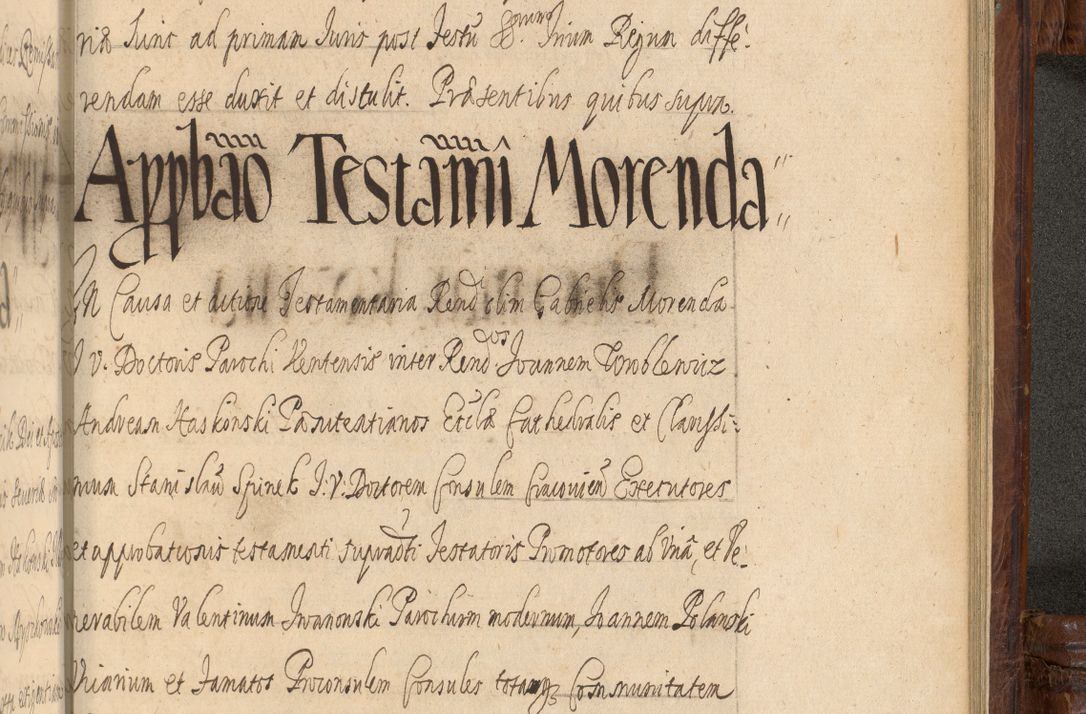 Zdjęcie nr 1419 dla obiektu archiwalnego: Acta episcopalia R. D. Jacobi Zadzik, episcopi Cracoviensis et ducis Severiae annorum 1639 et 1640. Volumen II