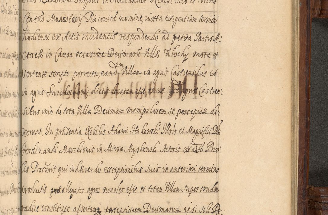Zdjęcie nr 1417 dla obiektu archiwalnego: Acta episcopalia R. D. Jacobi Zadzik, episcopi Cracoviensis et ducis Severiae annorum 1639 et 1640. Volumen II