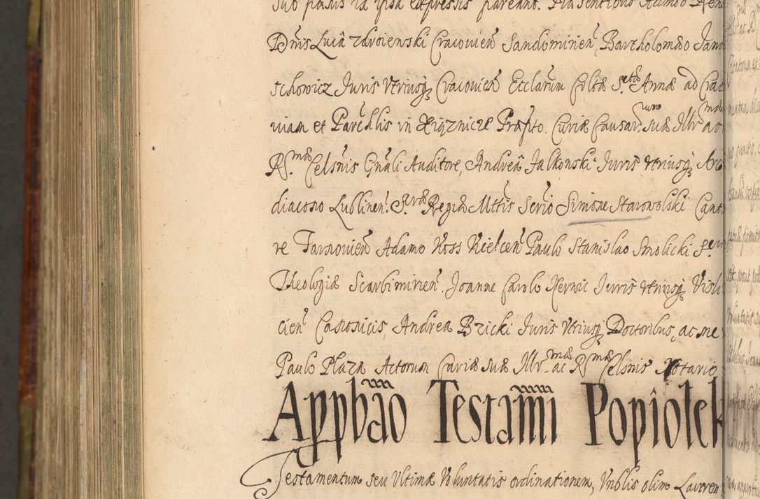 Zdjęcie nr 1410 dla obiektu archiwalnego: Acta episcopalia R. D. Jacobi Zadzik, episcopi Cracoviensis et ducis Severiae annorum 1639 et 1640. Volumen II