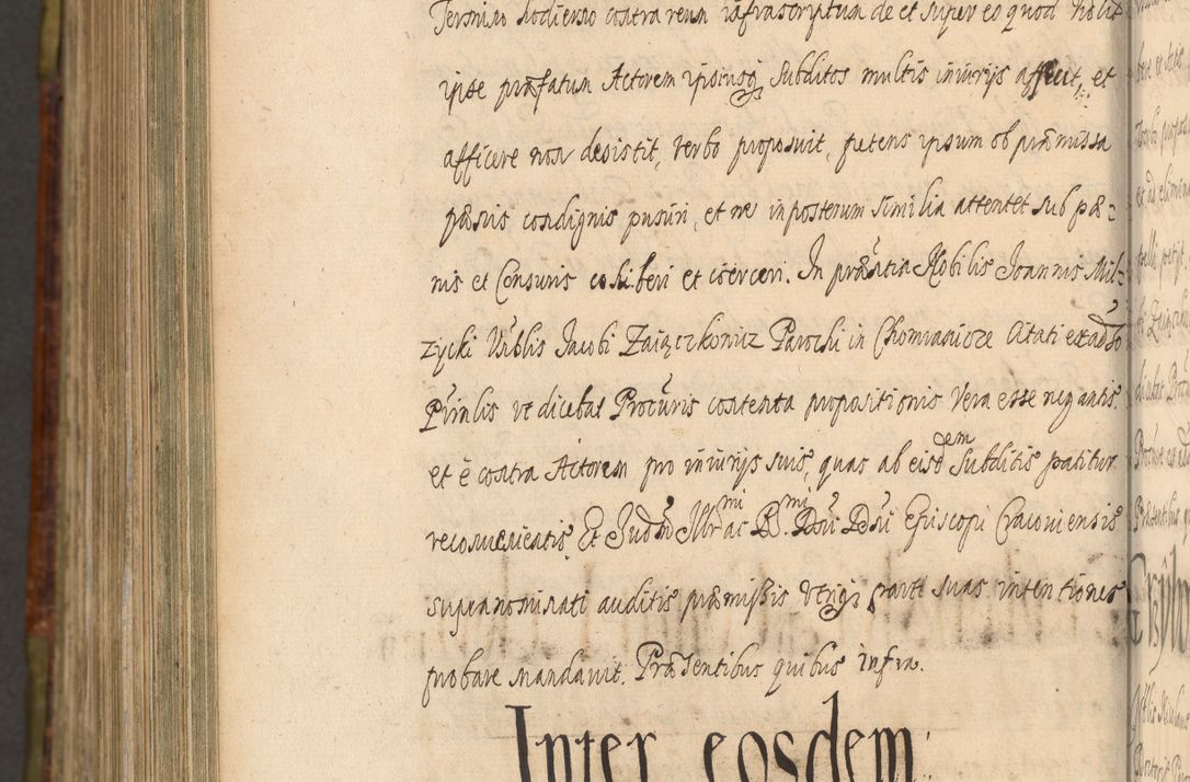 Zdjęcie nr 1406 dla obiektu archiwalnego: Acta episcopalia R. D. Jacobi Zadzik, episcopi Cracoviensis et ducis Severiae annorum 1639 et 1640. Volumen II