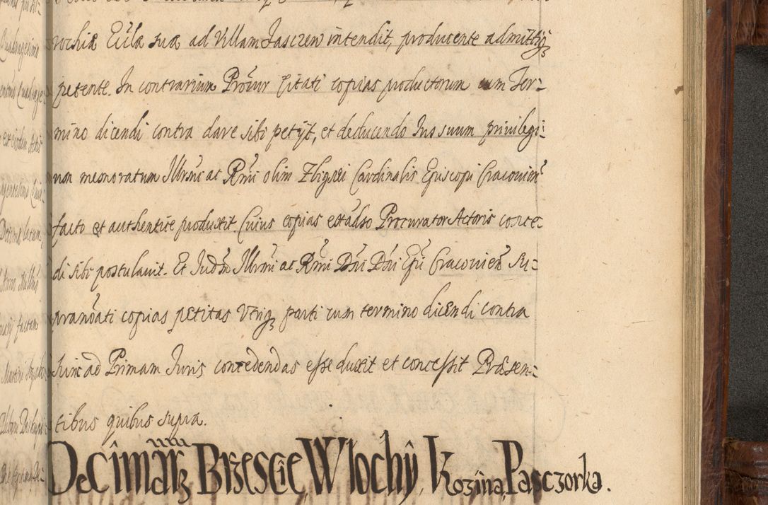 Zdjęcie nr 1401 dla obiektu archiwalnego: Acta episcopalia R. D. Jacobi Zadzik, episcopi Cracoviensis et ducis Severiae annorum 1639 et 1640. Volumen II