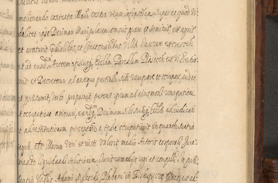 Zdjęcie nr 1399 dla obiektu archiwalnego: Acta episcopalia R. D. Jacobi Zadzik, episcopi Cracoviensis et ducis Severiae annorum 1639 et 1640. Volumen II