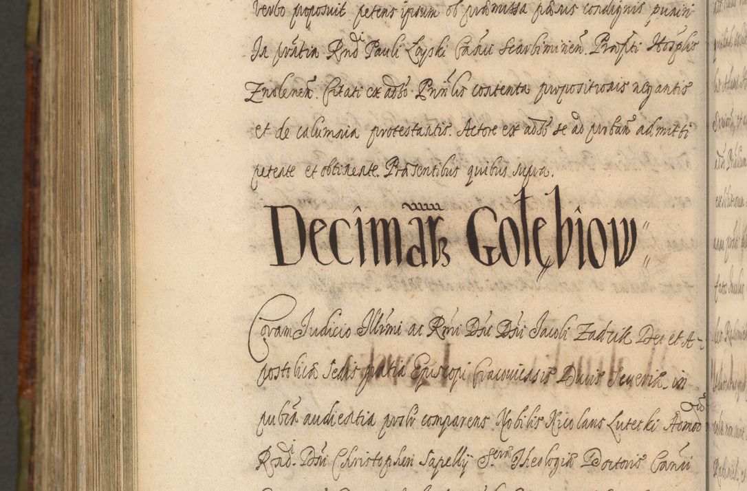 Zdjęcie nr 1390 dla obiektu archiwalnego: Acta episcopalia R. D. Jacobi Zadzik, episcopi Cracoviensis et ducis Severiae annorum 1639 et 1640. Volumen II