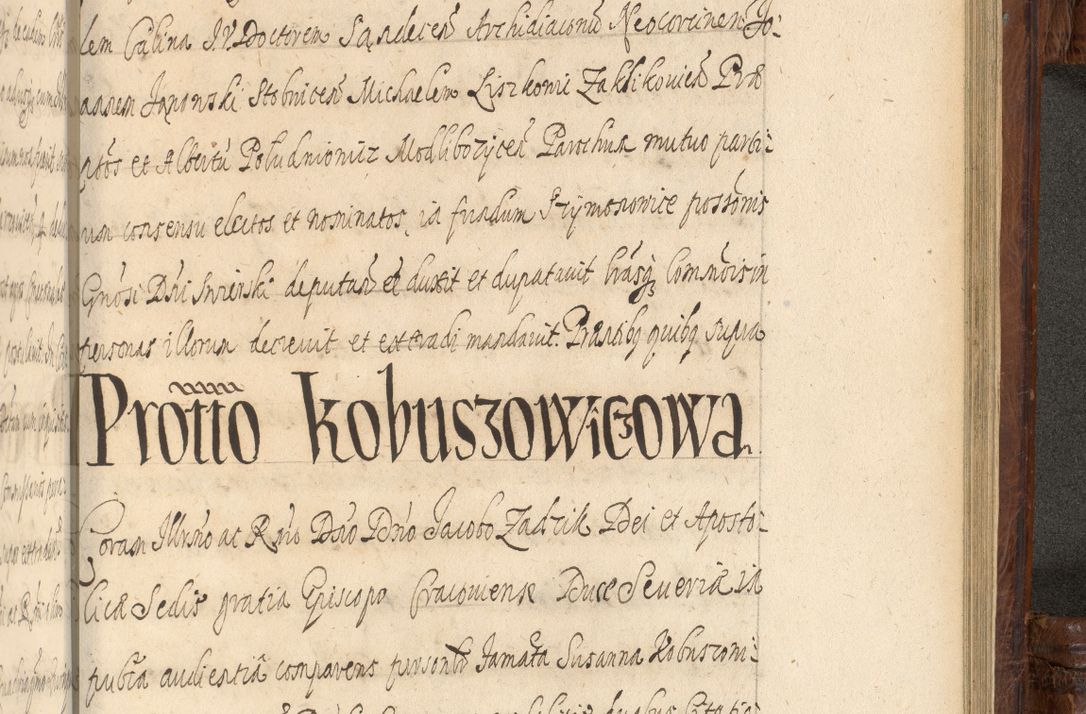 Zdjęcie nr 1383 dla obiektu archiwalnego: Acta episcopalia R. D. Jacobi Zadzik, episcopi Cracoviensis et ducis Severiae annorum 1639 et 1640. Volumen II