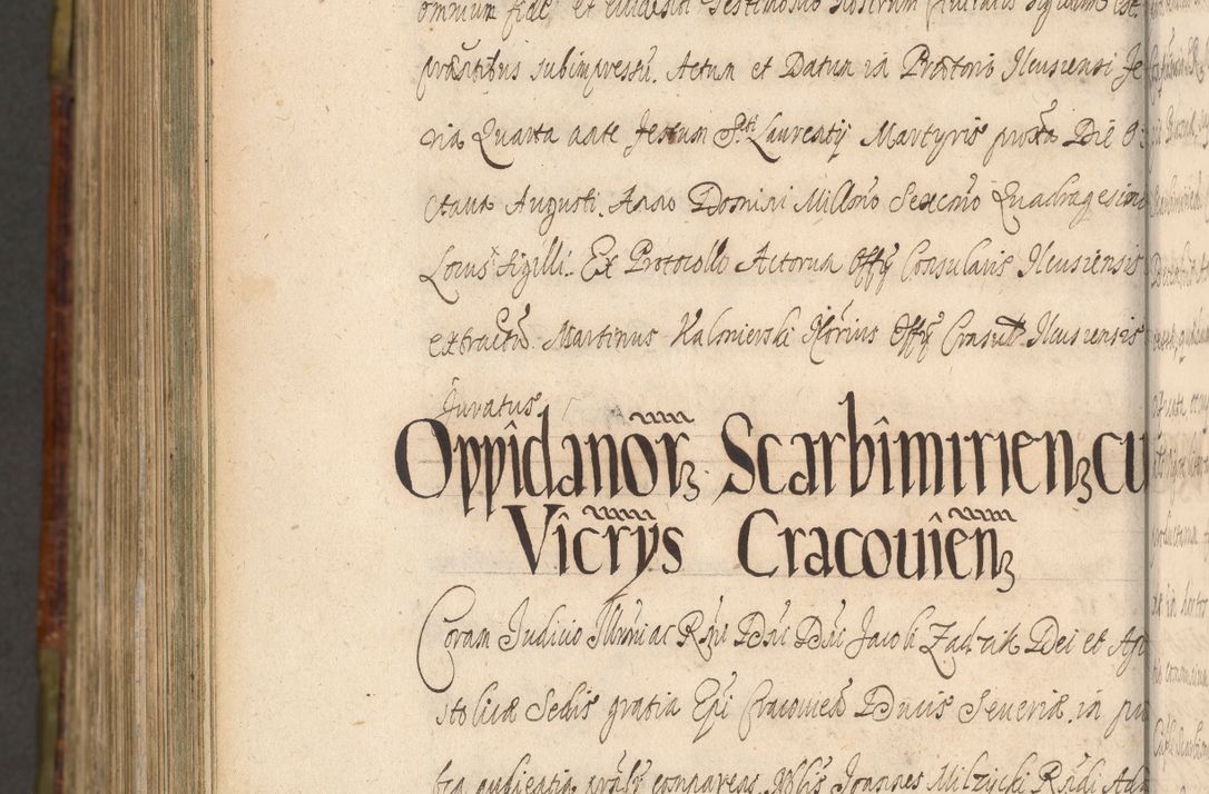 Zdjęcie nr 1370 dla obiektu archiwalnego: Acta episcopalia R. D. Jacobi Zadzik, episcopi Cracoviensis et ducis Severiae annorum 1639 et 1640. Volumen II