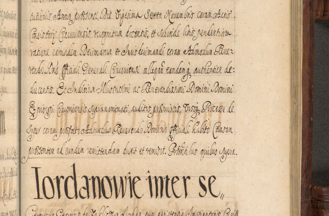 Zdjęcie nr 1361 dla obiektu archiwalnego: Acta episcopalia R. D. Jacobi Zadzik, episcopi Cracoviensis et ducis Severiae annorum 1639 et 1640. Volumen II