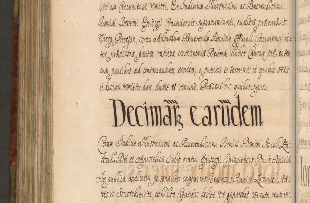 Zdjęcie nr 1360 dla obiektu archiwalnego: Acta episcopalia R. D. Jacobi Zadzik, episcopi Cracoviensis et ducis Severiae annorum 1639 et 1640. Volumen II