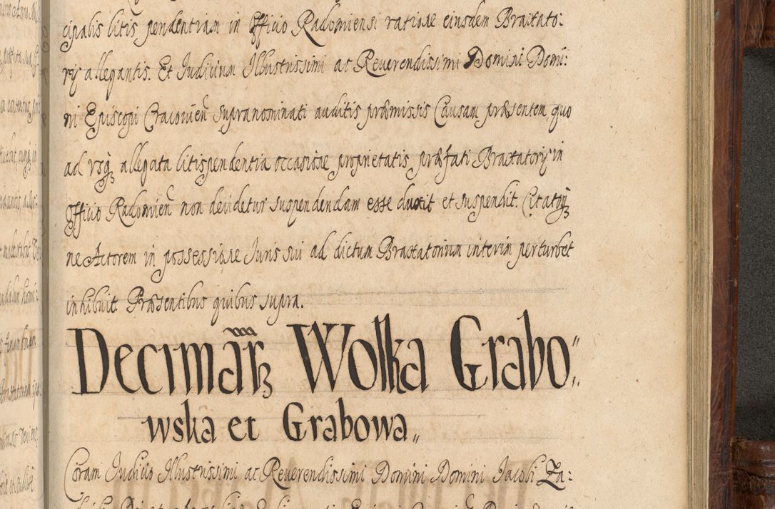 Zdjęcie nr 1355 dla obiektu archiwalnego: Acta episcopalia R. D. Jacobi Zadzik, episcopi Cracoviensis et ducis Severiae annorum 1639 et 1640. Volumen II