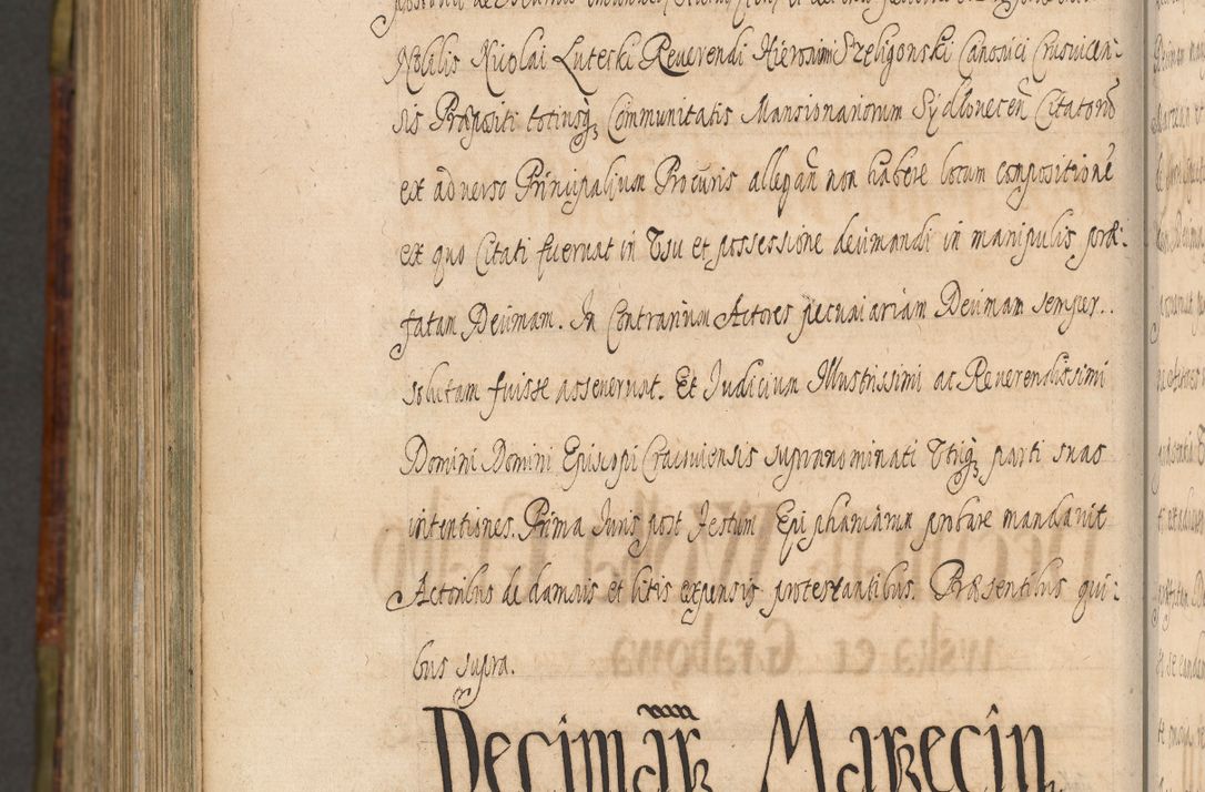 Zdjęcie nr 1356 dla obiektu archiwalnego: Acta episcopalia R. D. Jacobi Zadzik, episcopi Cracoviensis et ducis Severiae annorum 1639 et 1640. Volumen II