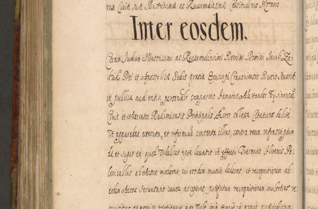 Zdjęcie nr 1352 dla obiektu archiwalnego: Acta episcopalia R. D. Jacobi Zadzik, episcopi Cracoviensis et ducis Severiae annorum 1639 et 1640. Volumen II
